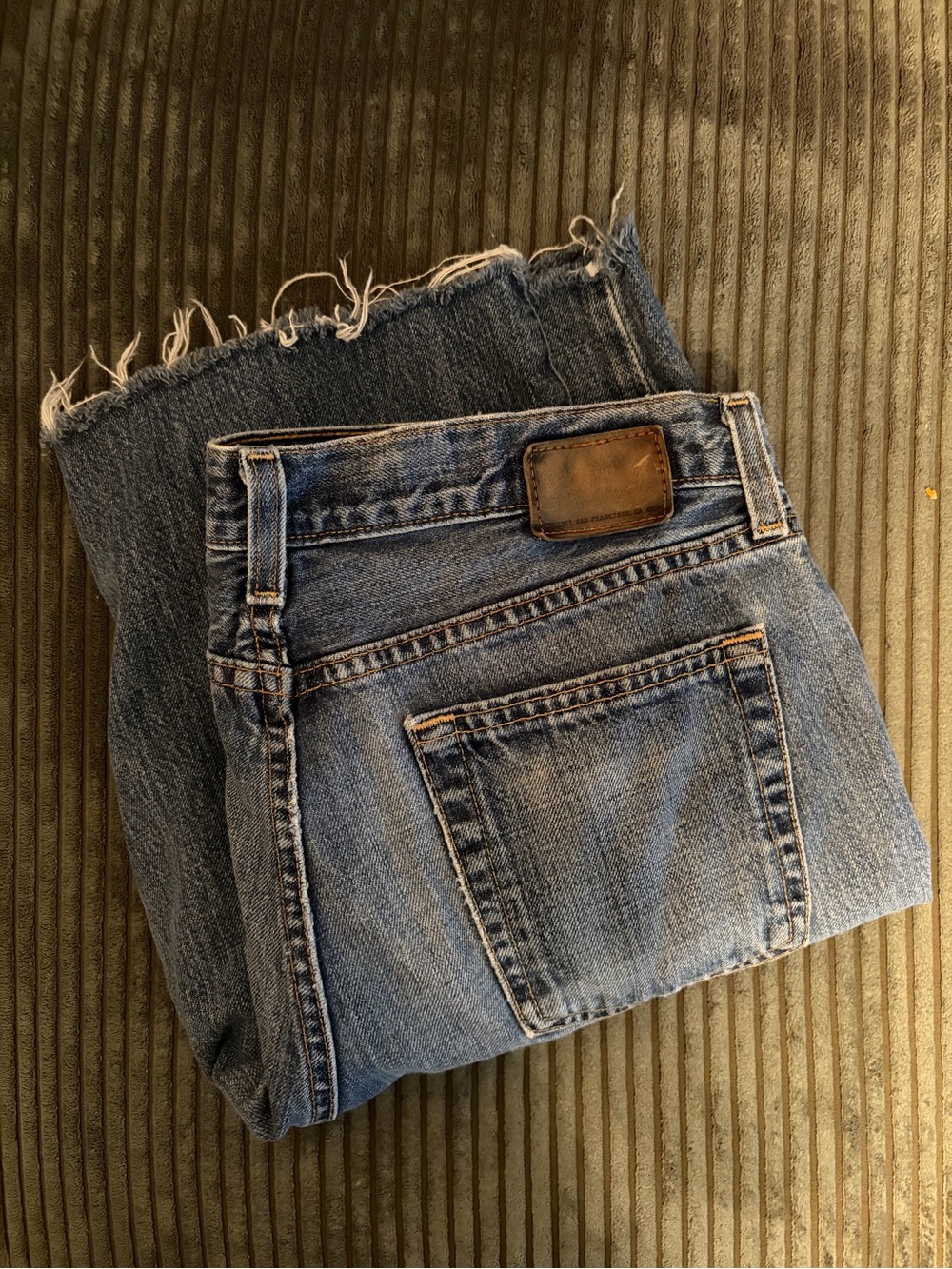 GAP Medium Blue Cutoff Jean Shorts